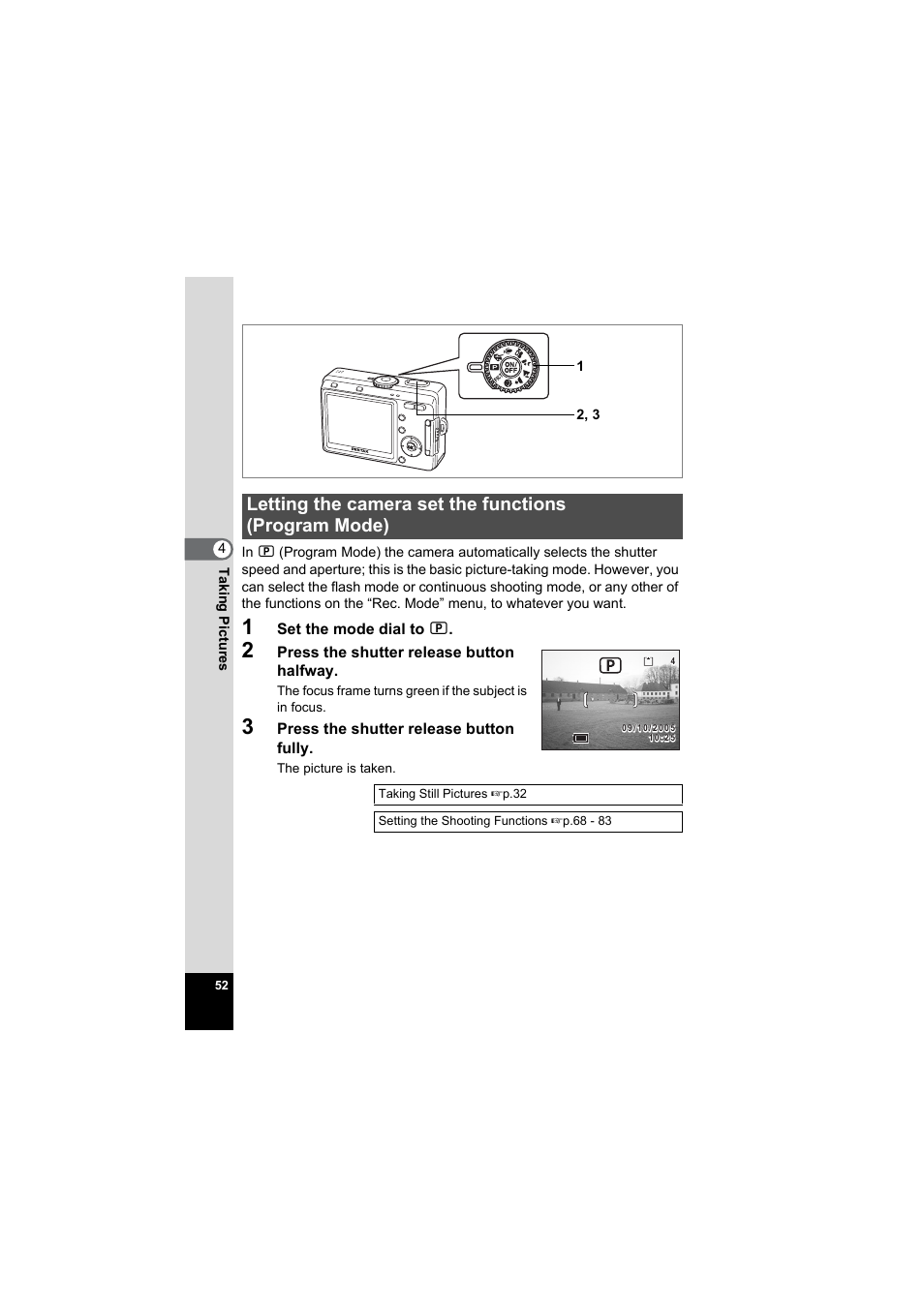 P.52 | Pentax Model Optio S60 User Manual | Page 54 / 156