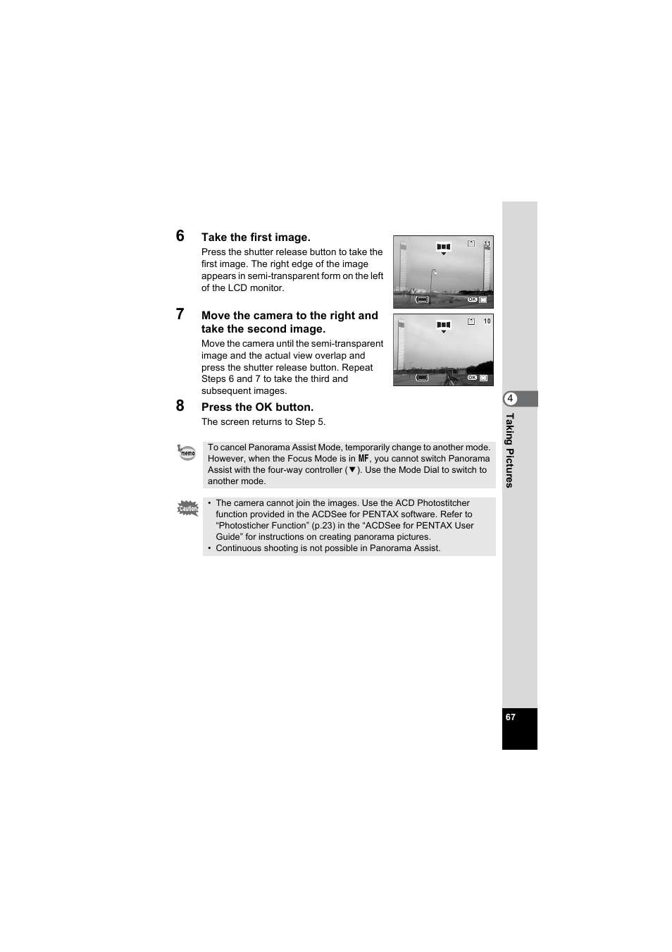 Pentax Model Optio S60 User Manual | Page 69 / 156