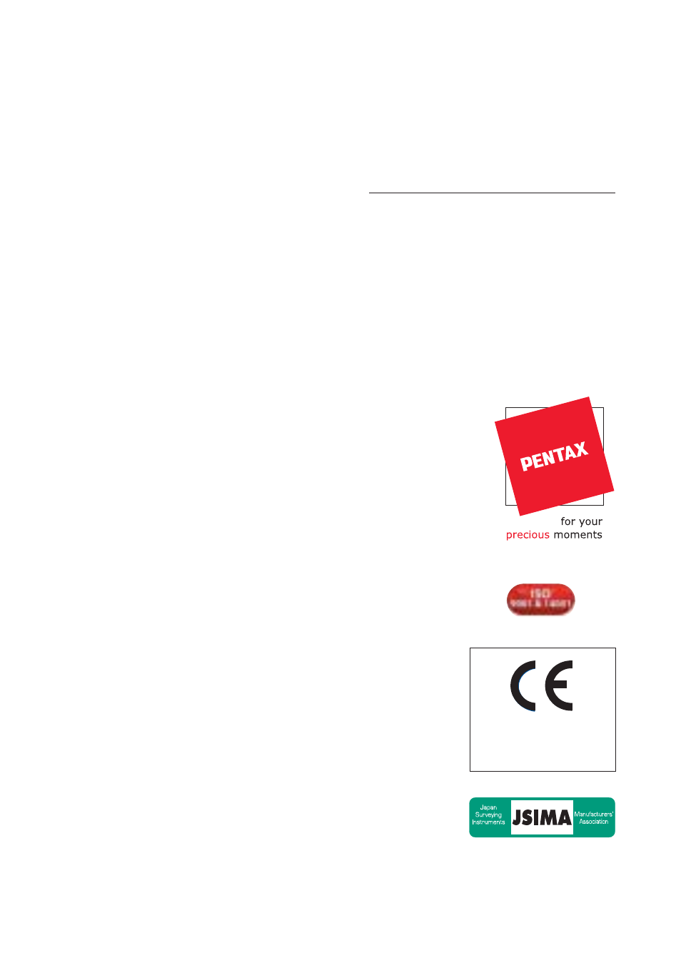Pentax industrial instruments co., ltd | Pentax ETH-310 User Manual | Page 48 / 48