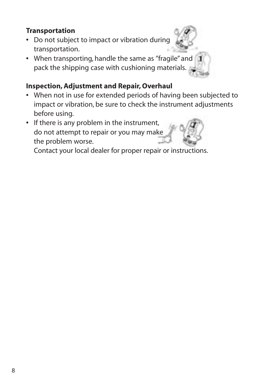 Pentax ETH-310 User Manual | Page 8 / 48