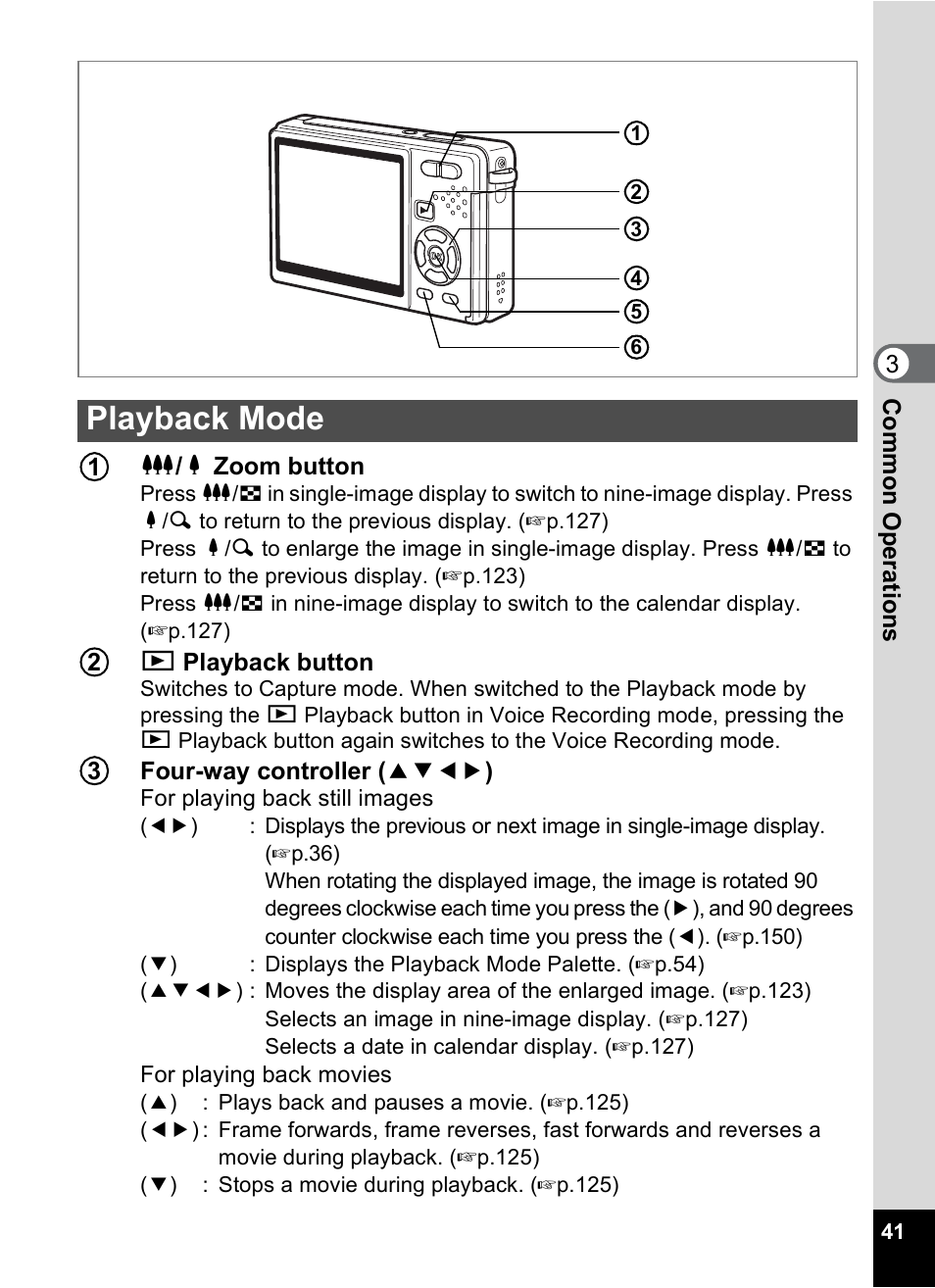 Playback mode | Pentax Optio S10 User Manual | Page 43 / 208