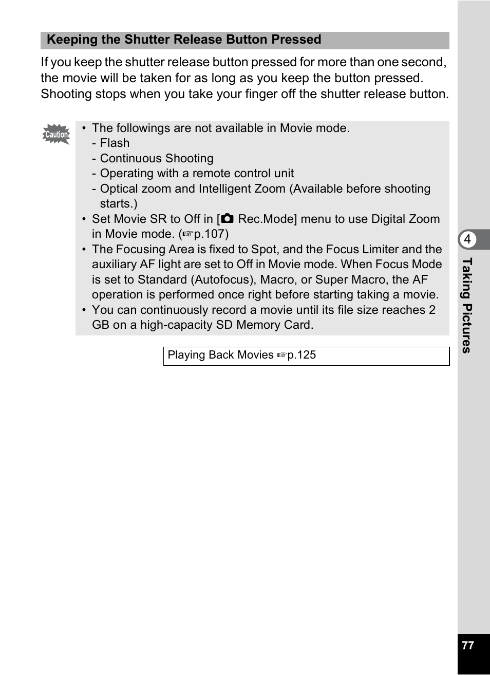 Pentax Optio S10 User Manual | Page 79 / 208