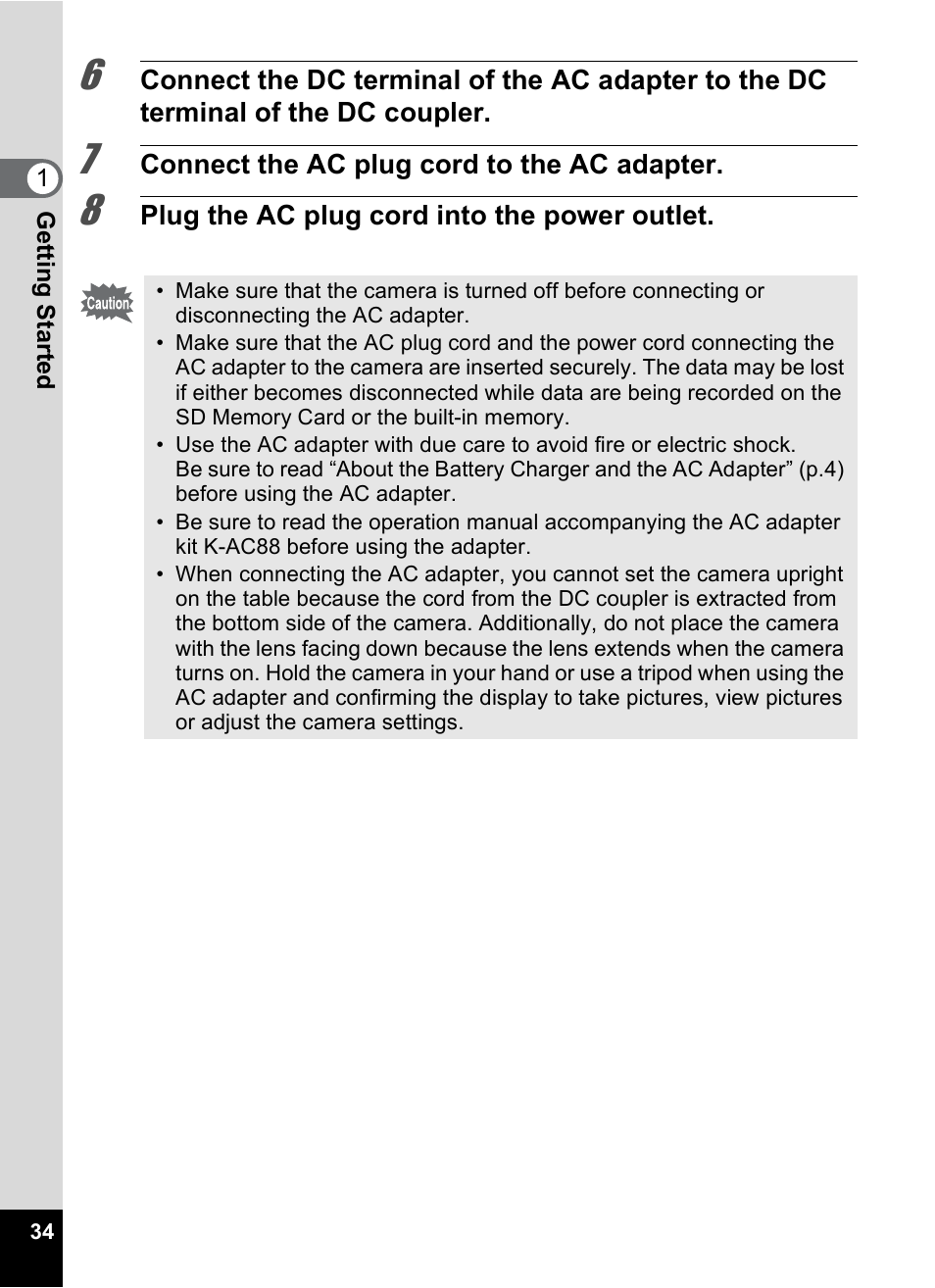 Pentax Digtial Camera Optio P70 User Manual | Page 36 / 256