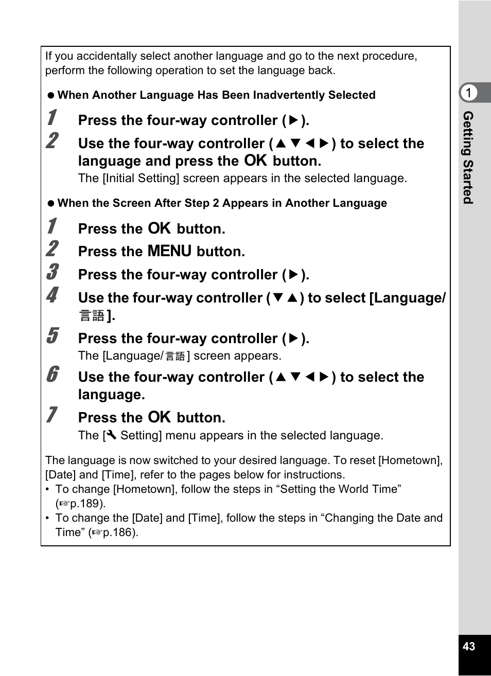 Pentax Digtial Camera Optio P70 User Manual | Page 45 / 256