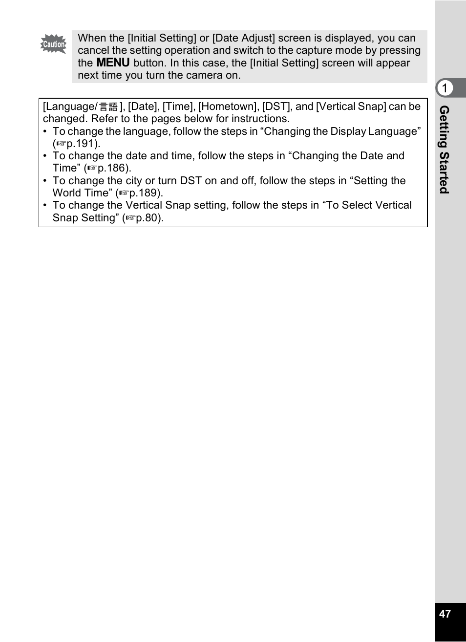 Pentax Digtial Camera Optio P70 User Manual | Page 49 / 256