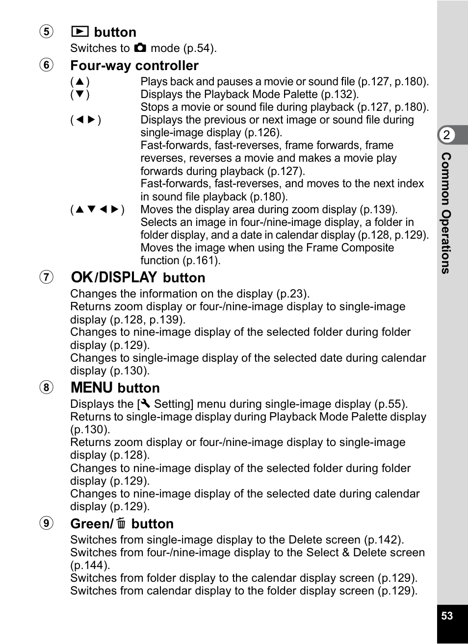 Pentax Digtial Camera Optio P70 User Manual | Page 55 / 256