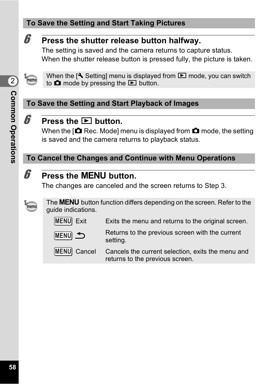 Pentax Digtial Camera Optio P70 User Manual | Page 60 / 256