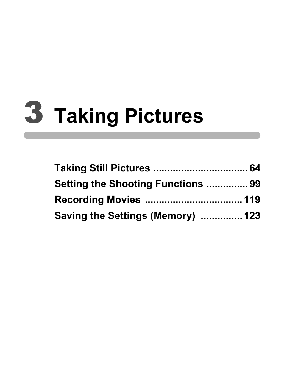 Taking pictures | Pentax Digtial Camera Optio P70 User Manual | Page 65 / 256