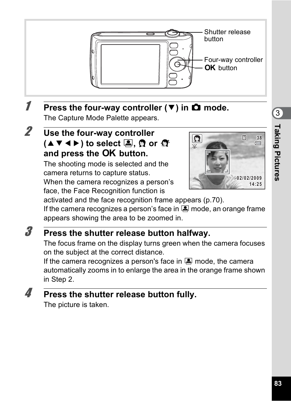 Pentax Digtial Camera Optio P70 User Manual | Page 85 / 256