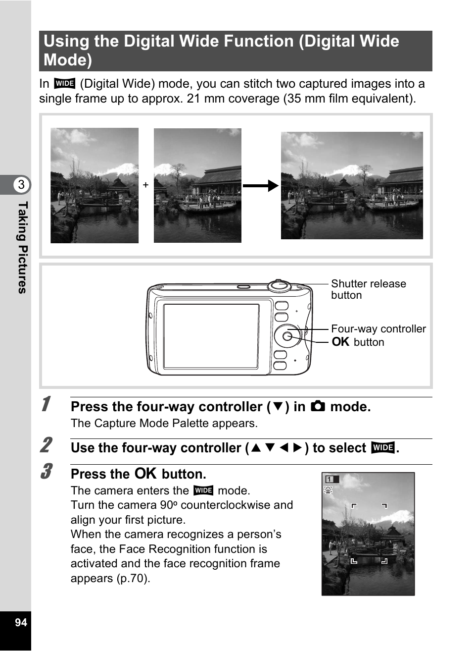 P.94 | Pentax Digtial Camera Optio P70 User Manual | Page 96 / 256