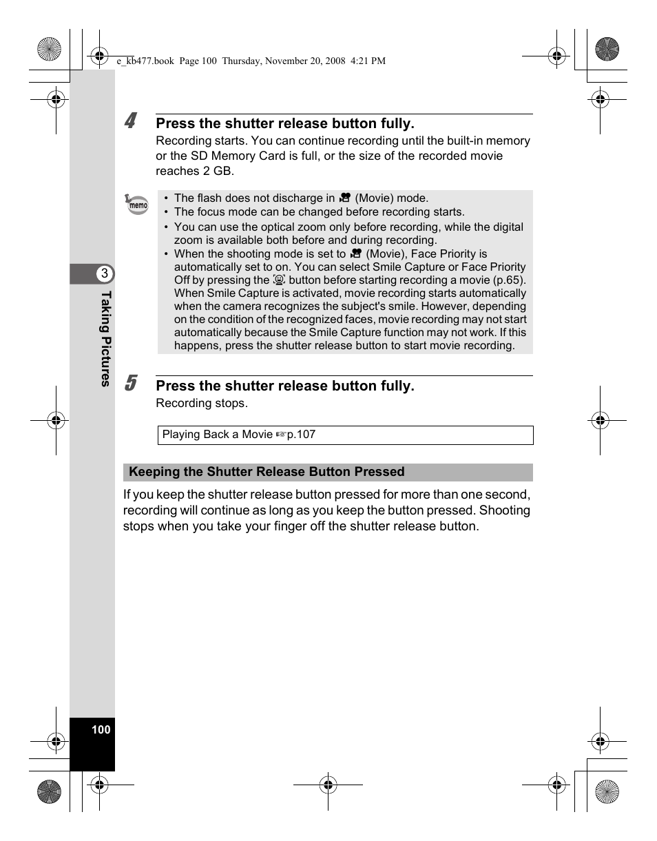 Pentax Optio E70 User Manual | Page 102 / 225