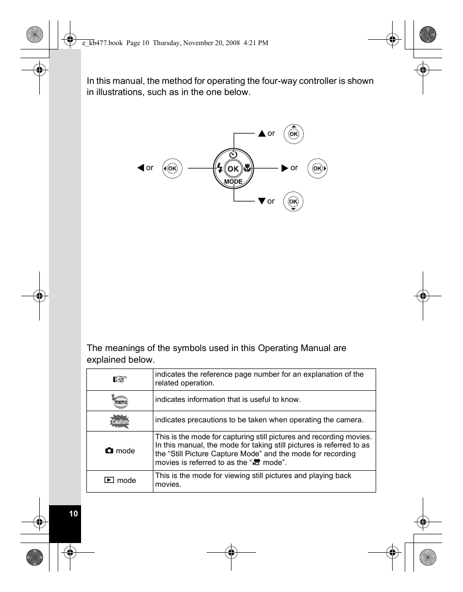 Pentax Optio E70 User Manual | Page 12 / 225