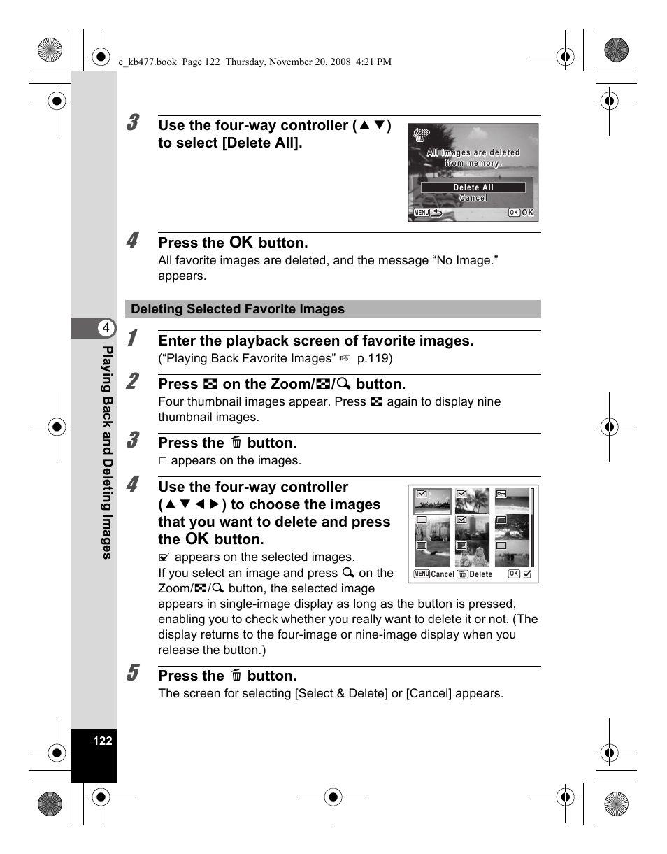 Pentax Optio E70 User Manual | Page 124 / 225