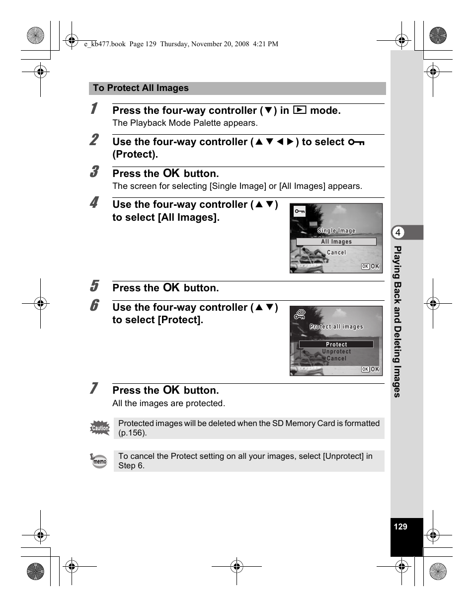 Pentax Optio E70 User Manual | Page 131 / 225