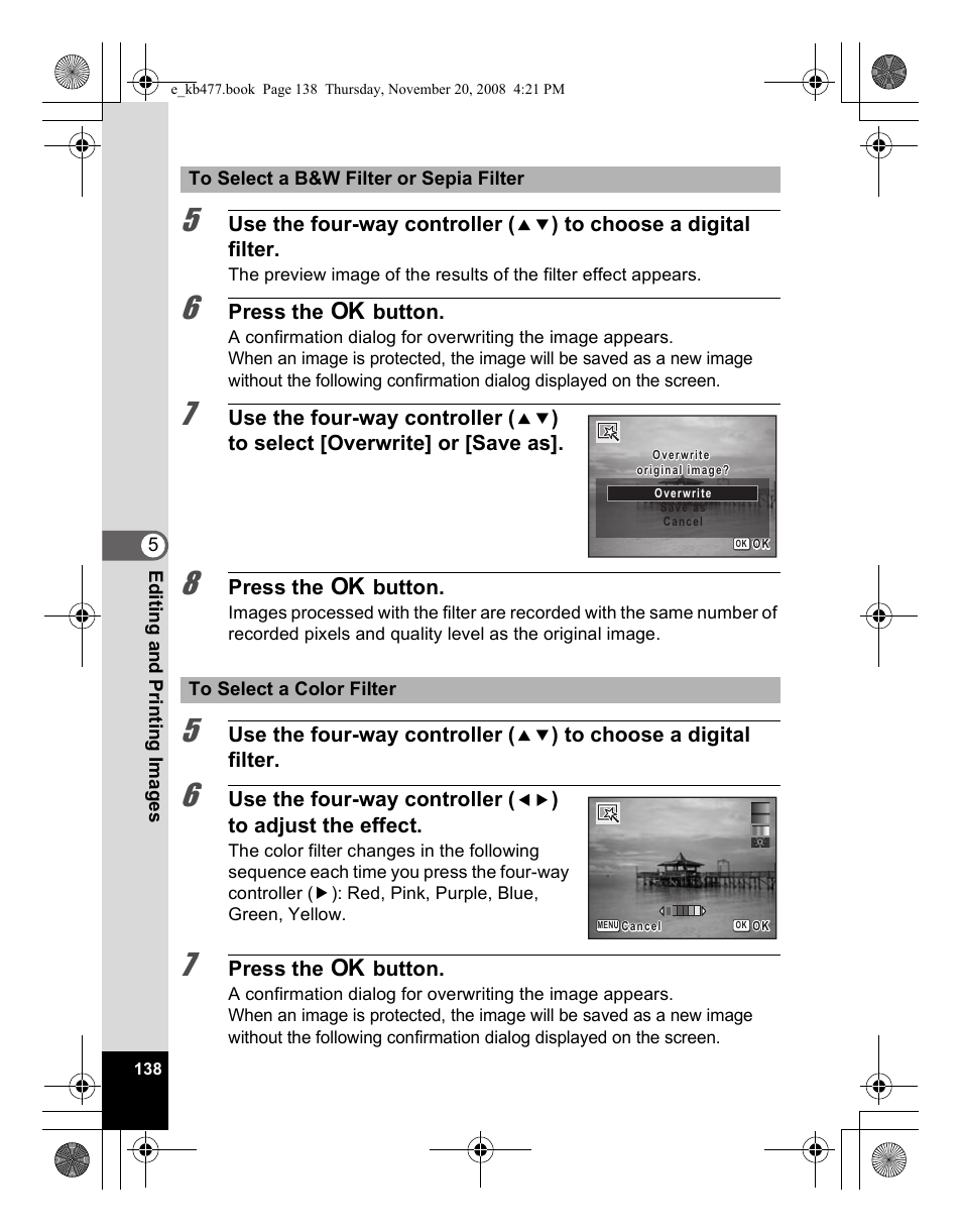 Pentax Optio E70 User Manual | Page 140 / 225