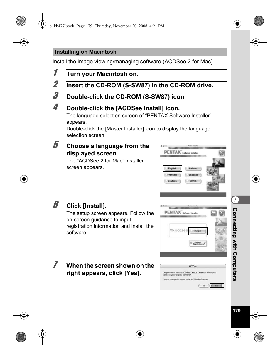 Pentax Optio E70 User Manual | Page 181 / 225
