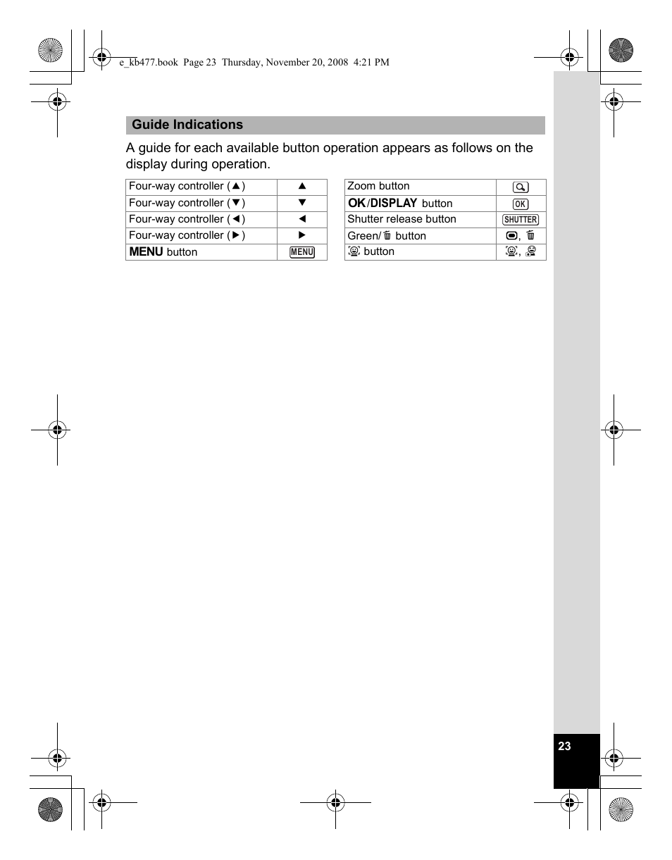 Pentax Optio E70 User Manual | Page 25 / 225