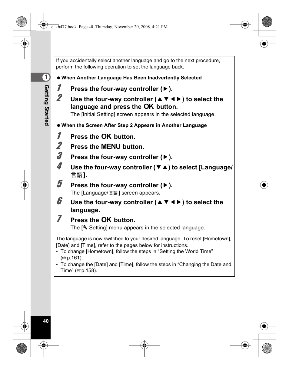 Pentax Optio E70 User Manual | Page 42 / 225