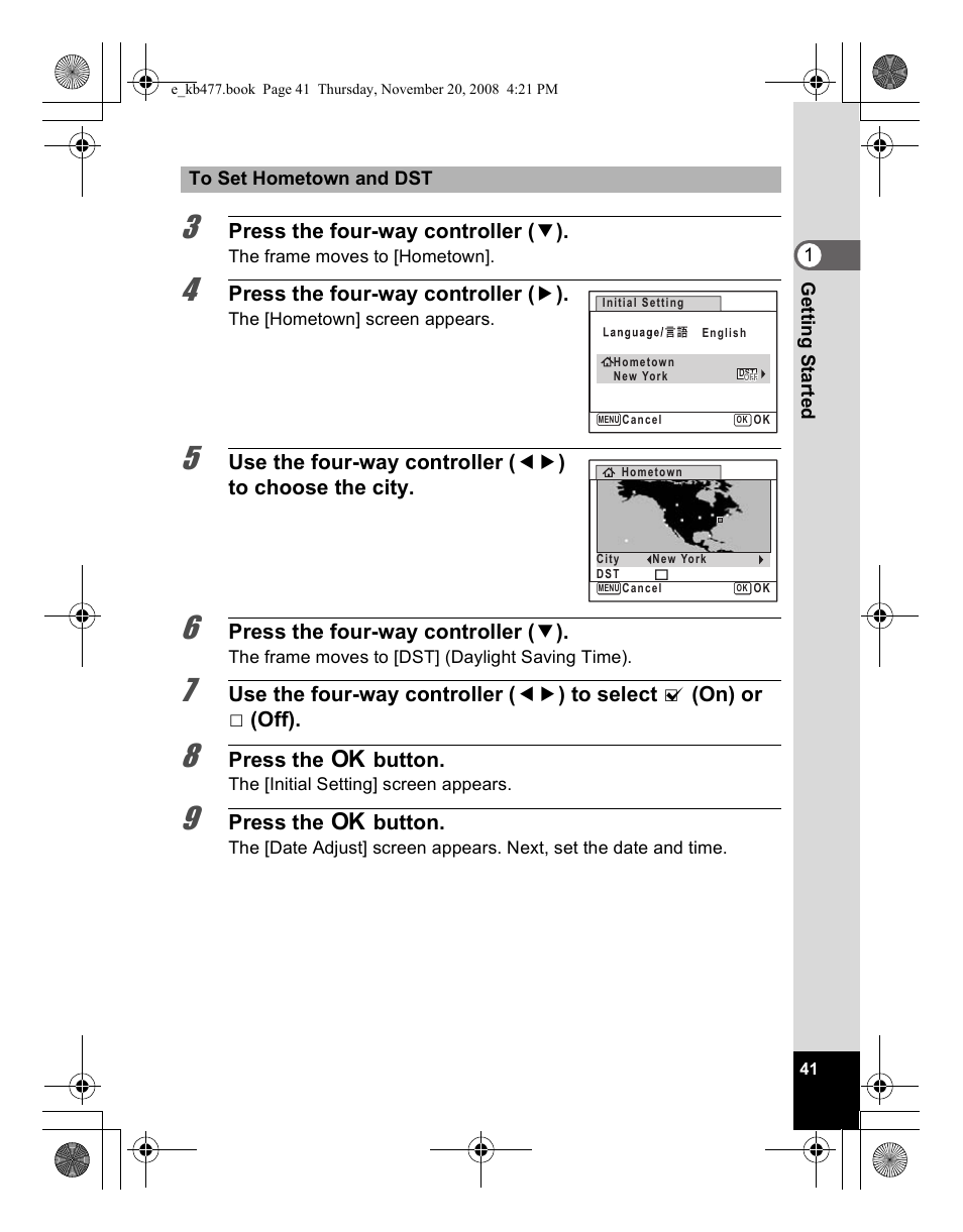 Pentax Optio E70 User Manual | Page 43 / 225
