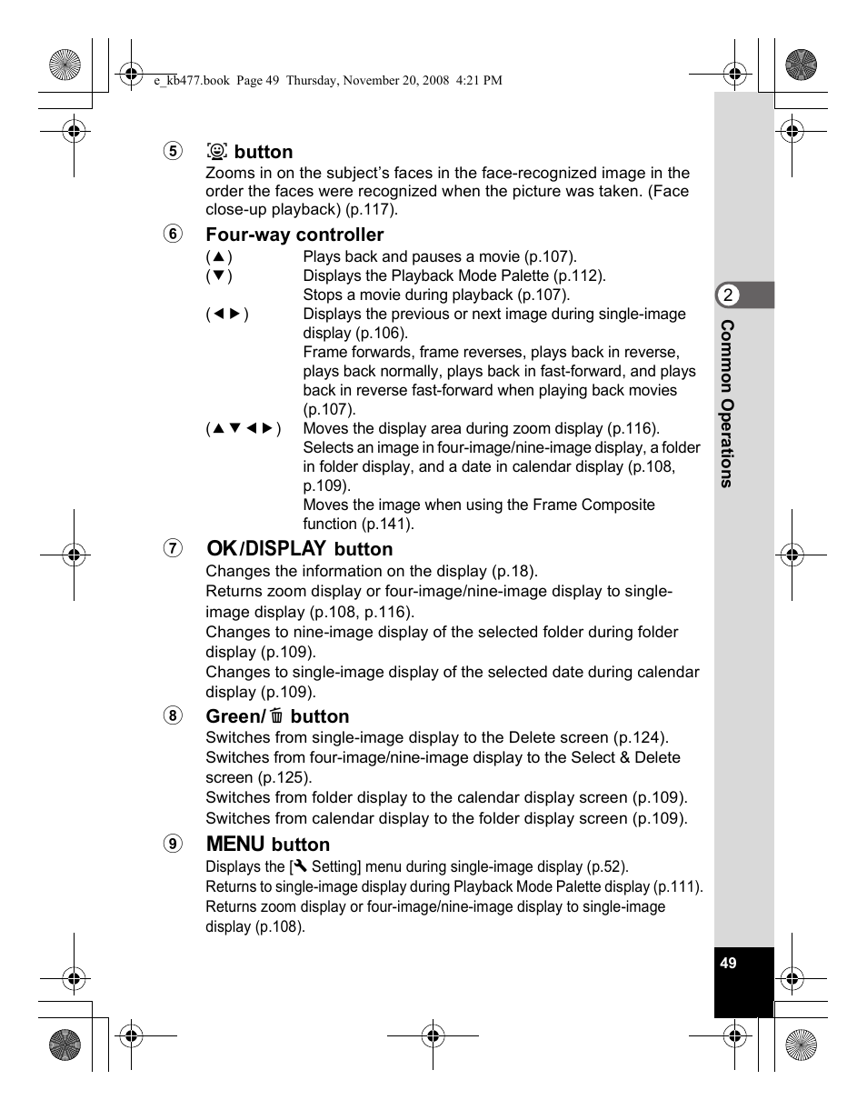 Pentax Optio E70 User Manual | Page 51 / 225