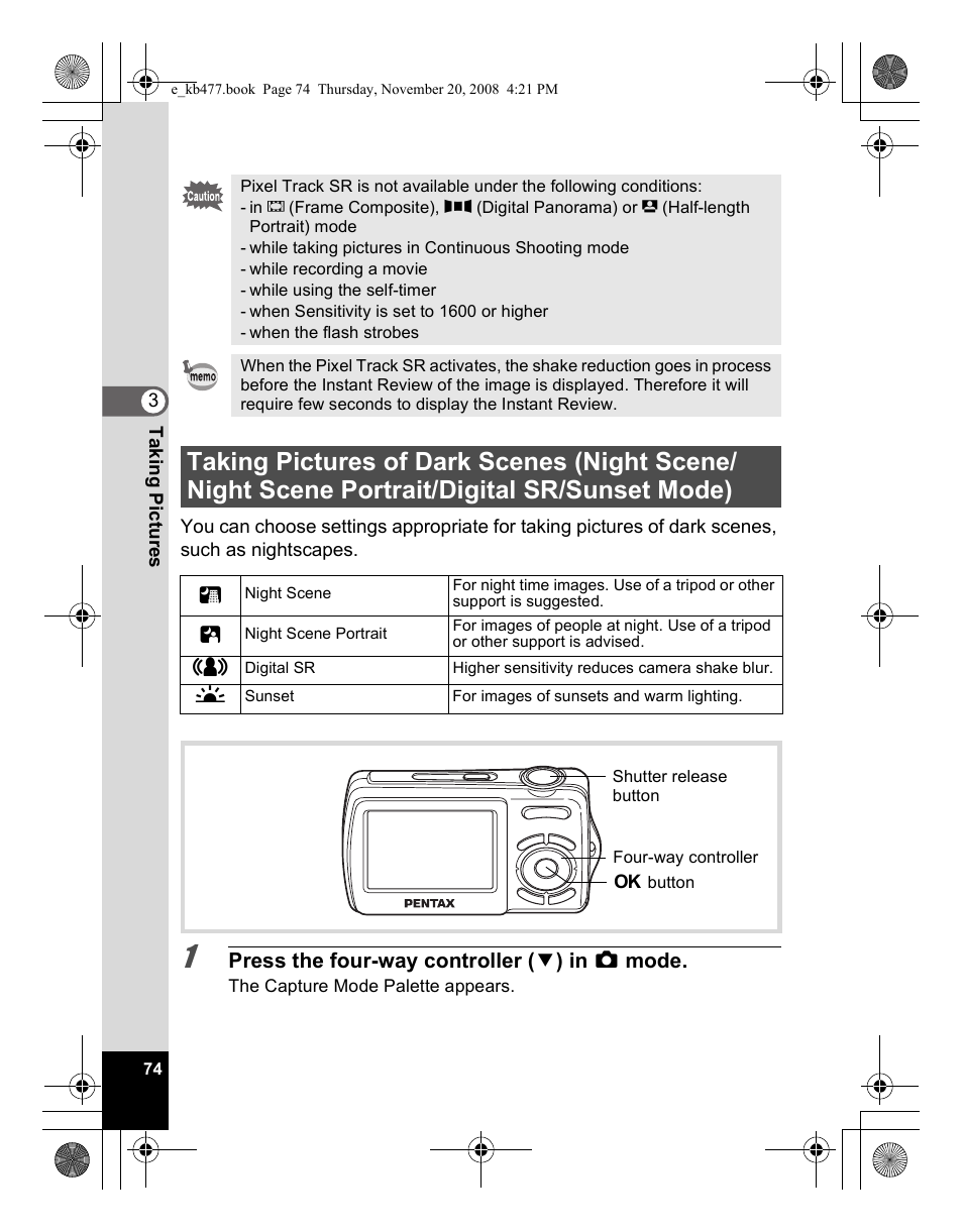 Pentax Optio E70 User Manual | Page 76 / 225