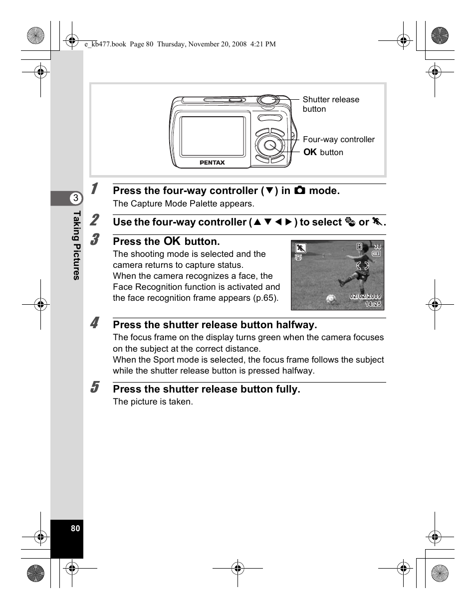 Pentax Optio E70 User Manual | Page 82 / 225