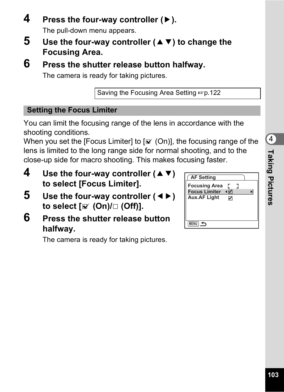 P.103 | Pentax Optio S12 User Manual | Page 105 / 216