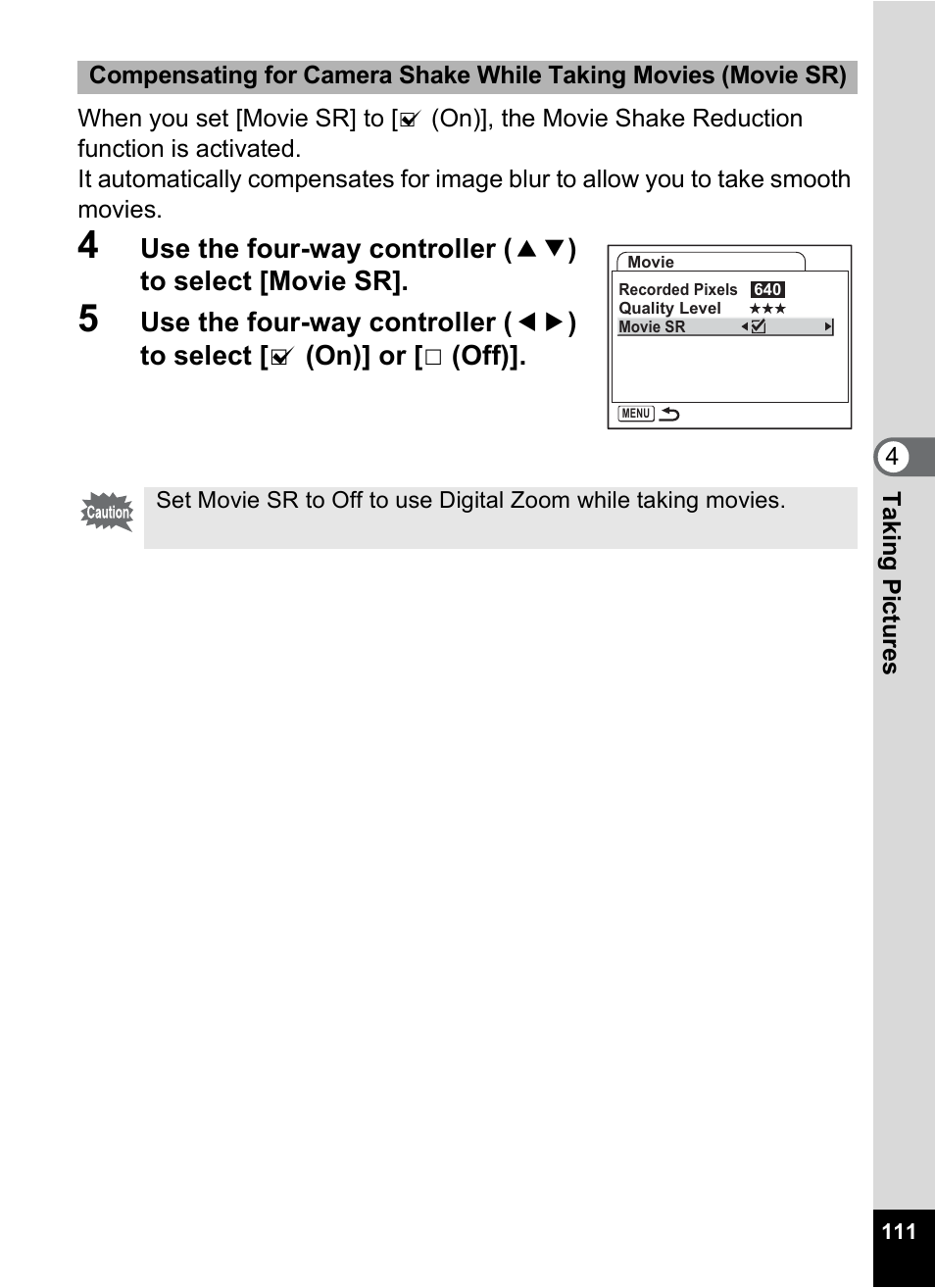 P.111 | Pentax Optio S12 User Manual | Page 113 / 216