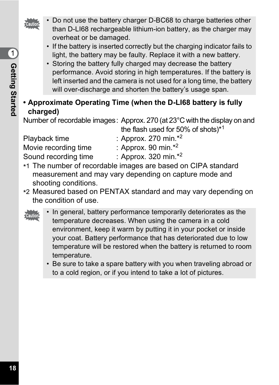 Pentax Optio S12 User Manual | Page 20 / 216