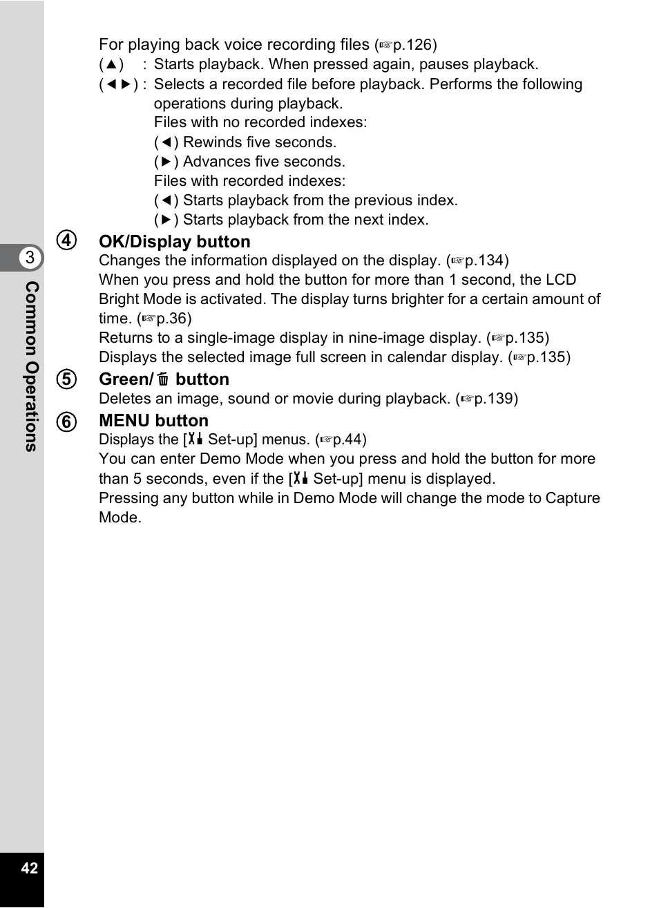 Pentax Optio S12 User Manual | Page 44 / 216
