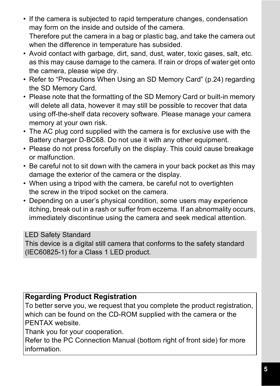 Pentax Optio S12 User Manual | Page 7 / 216