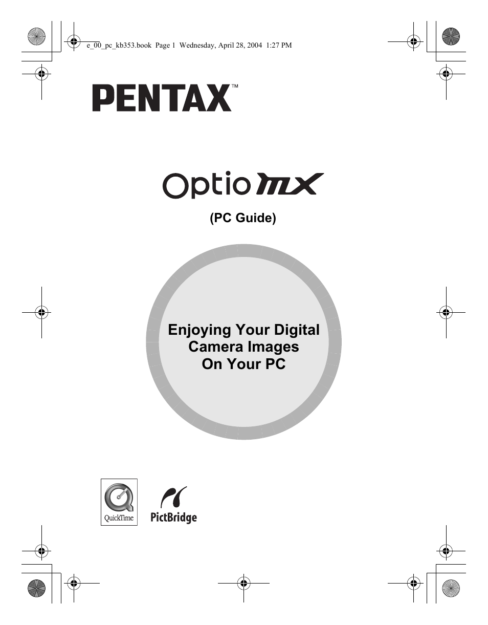 Pentax Optio MX User Manual | 68 pages