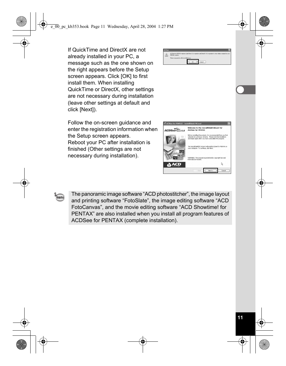 Pentax Optio MX User Manual | Page 13 / 68