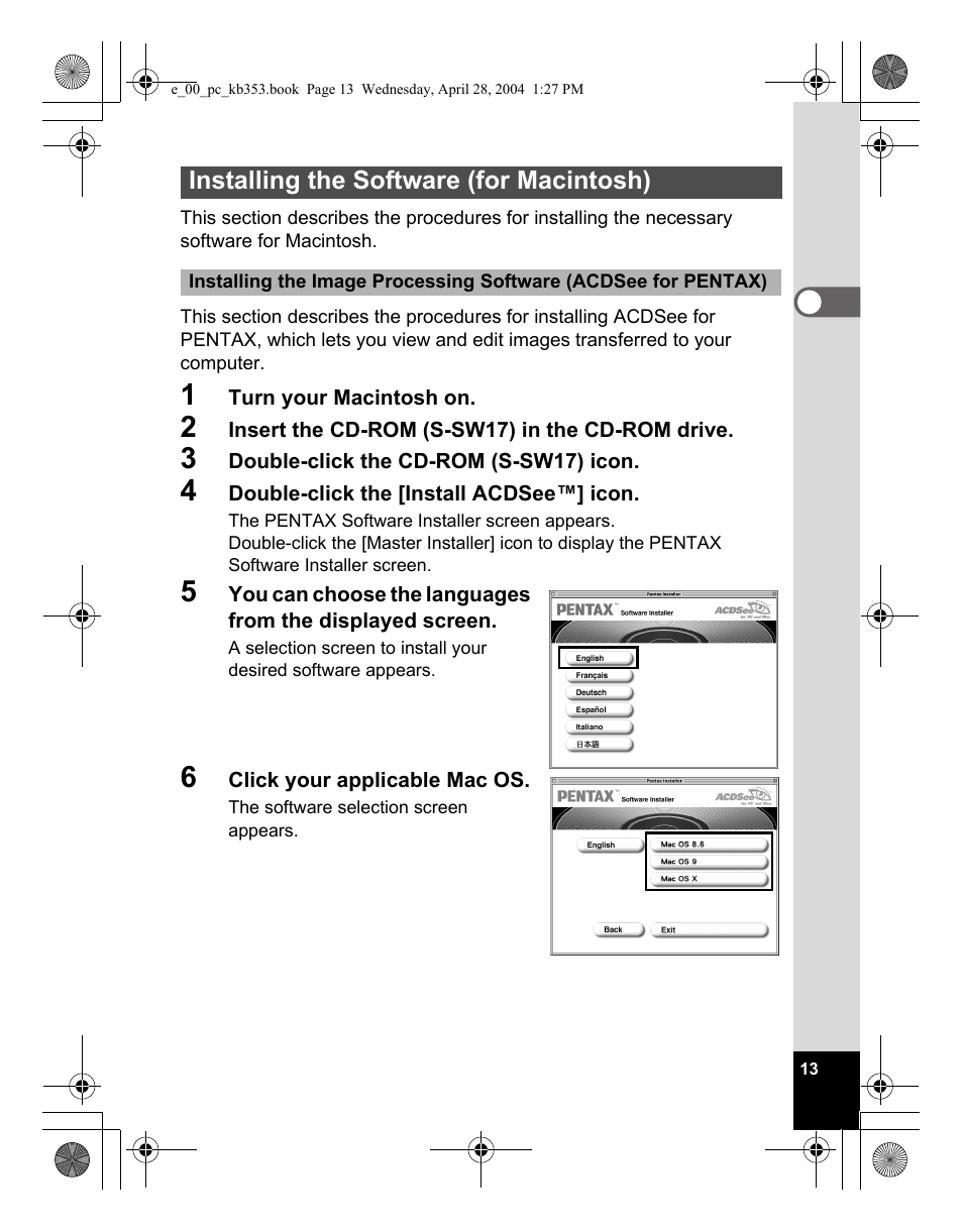 Pentax Optio MX User Manual | Page 15 / 68