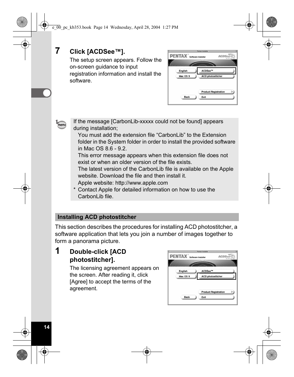 Pentax Optio MX User Manual | Page 16 / 68