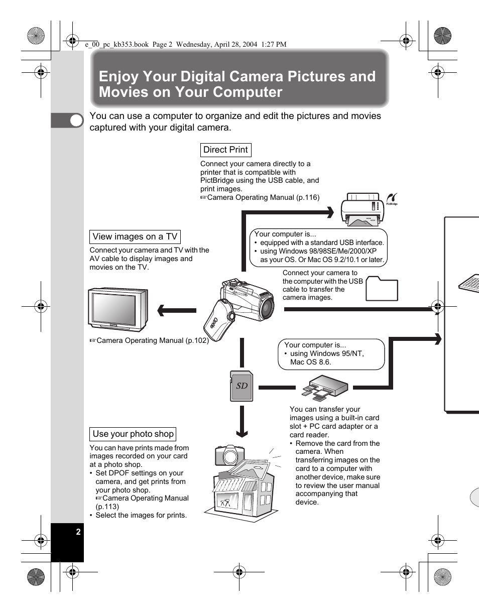 Pentax Optio MX User Manual | Page 4 / 68