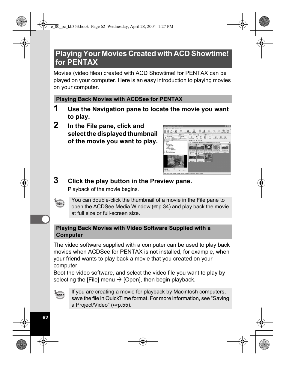 Pentax Optio MX User Manual | Page 64 / 68