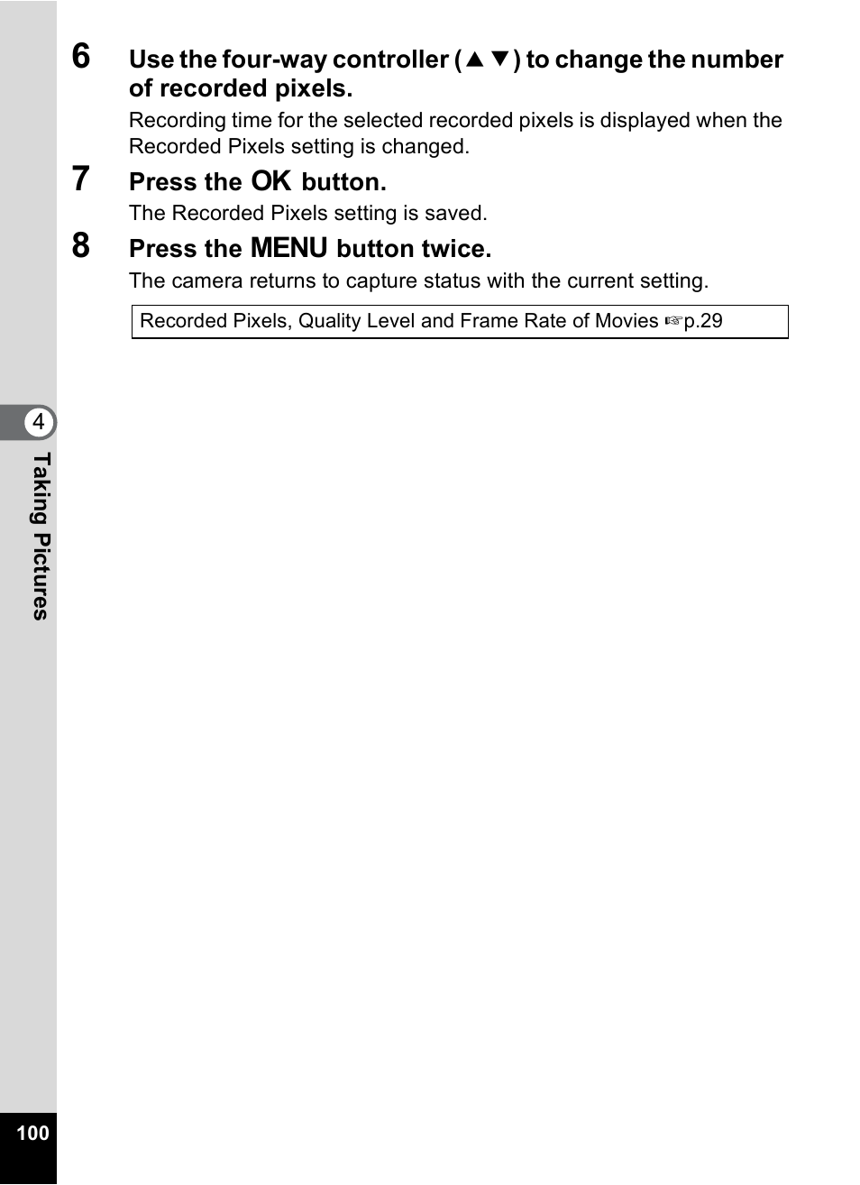 Pentax Optio M30 User Manual | Page 102 / 188