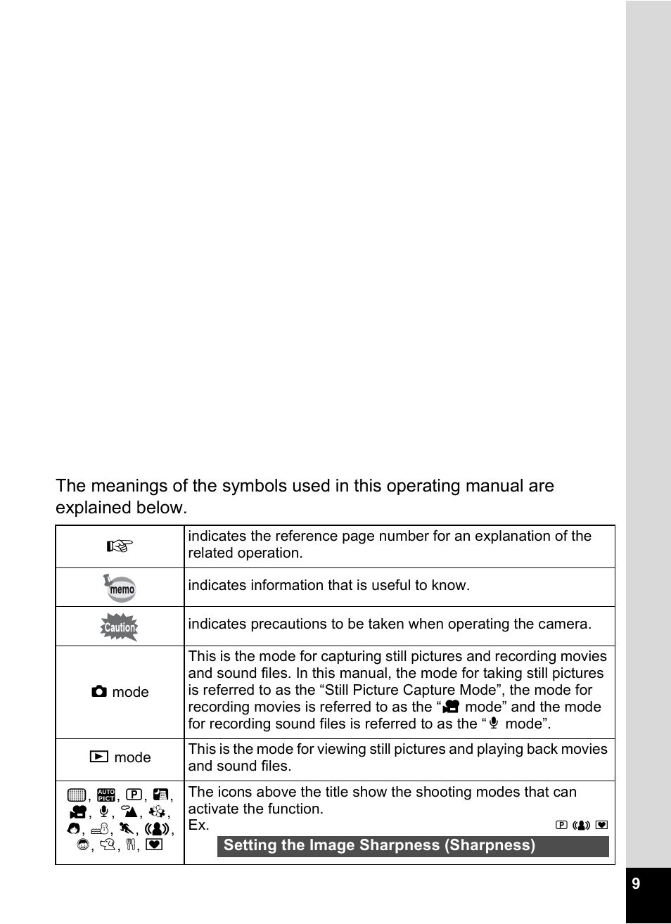 Pentax Optio M30 User Manual | Page 11 / 188