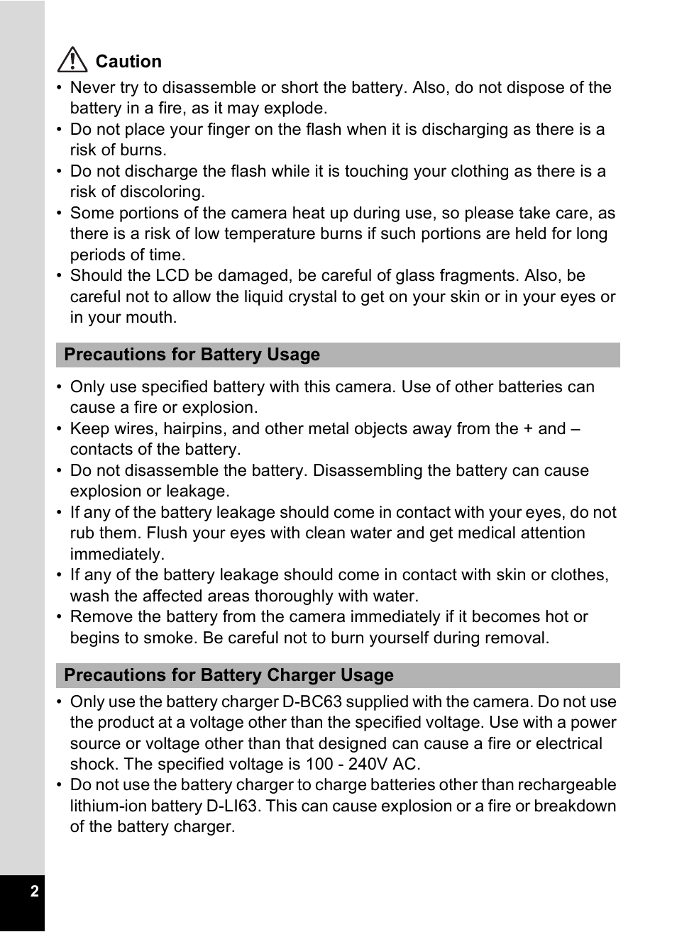 Pentax Optio M30 User Manual | Page 4 / 188