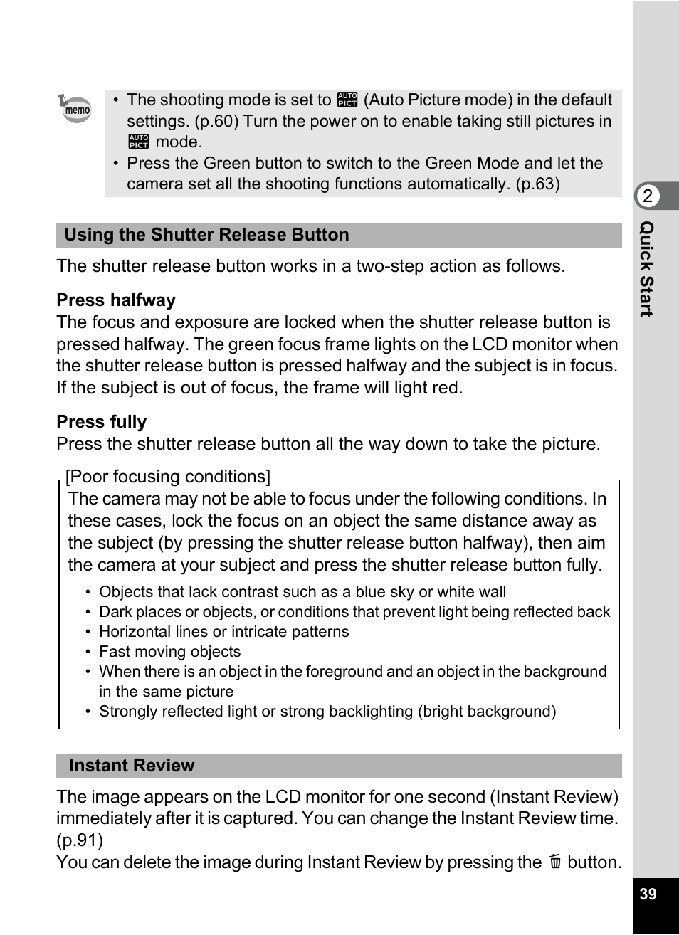 Pentax Optio M30 User Manual | Page 41 / 188