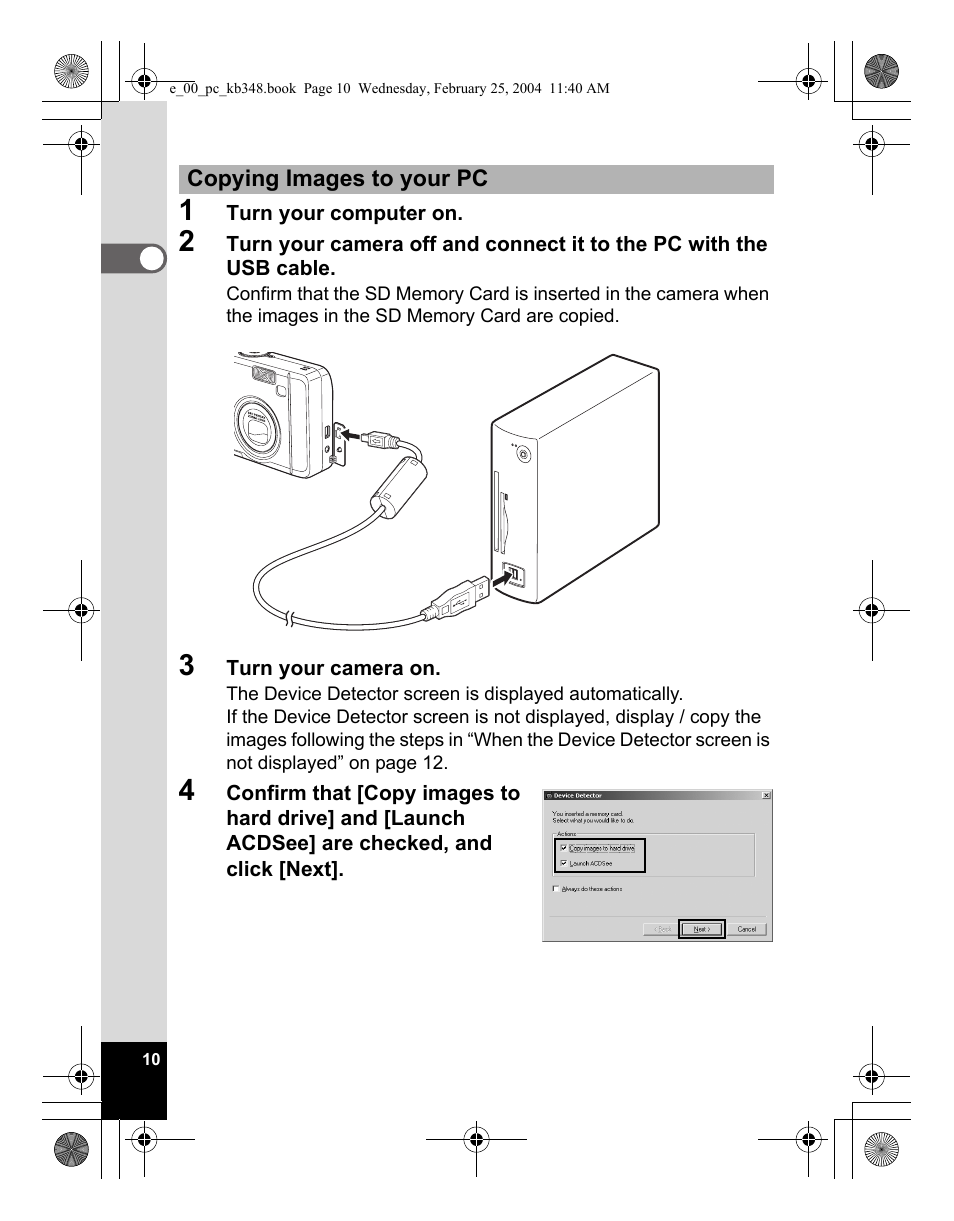 Pentax OPTIO S40 User Manual | Page 12 / 48