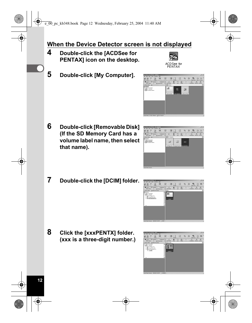Pentax OPTIO S40 User Manual | Page 14 / 48