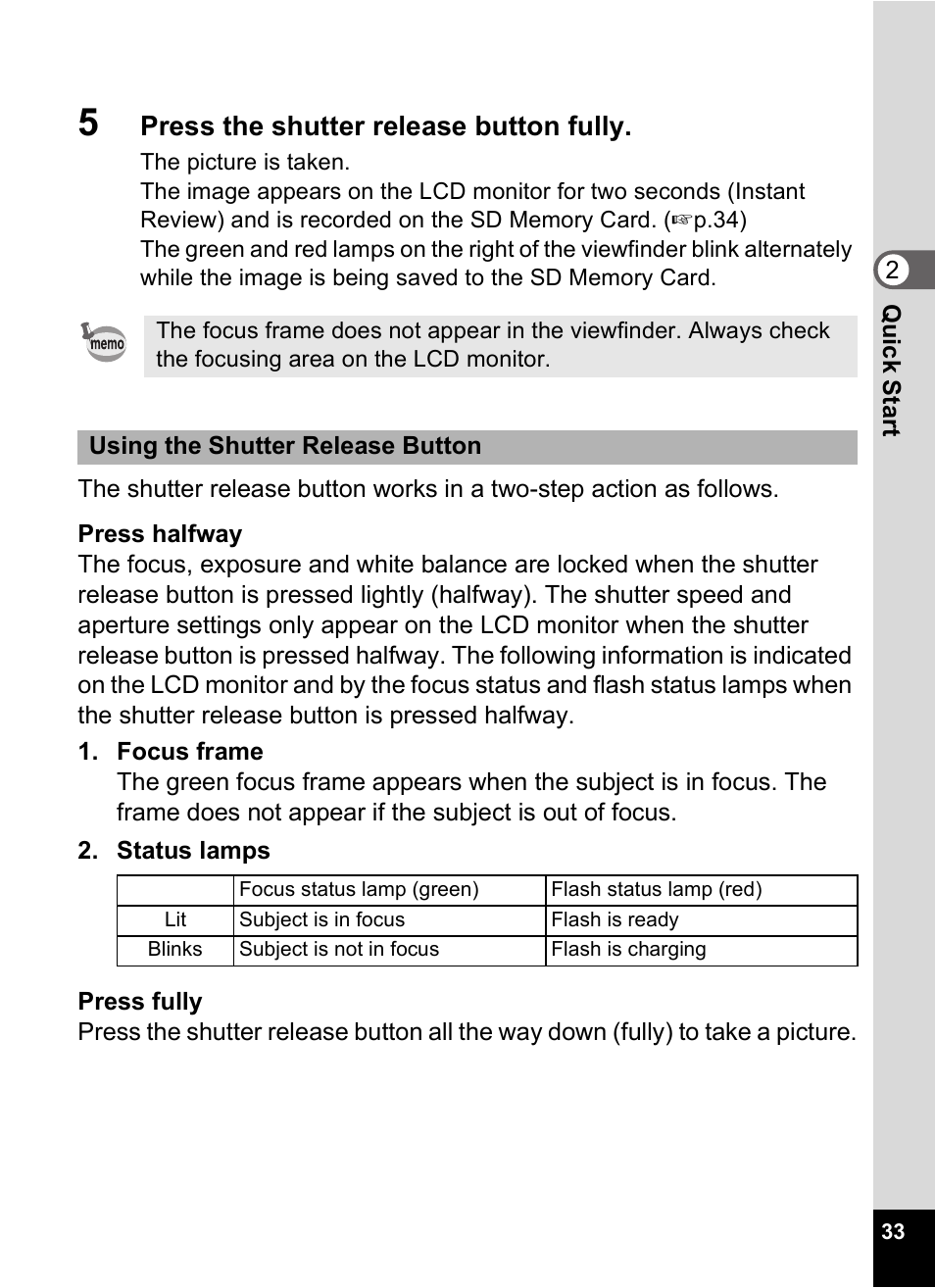 Pentax Optio Digital Camera 750Z User Manual | Page 35 / 200
