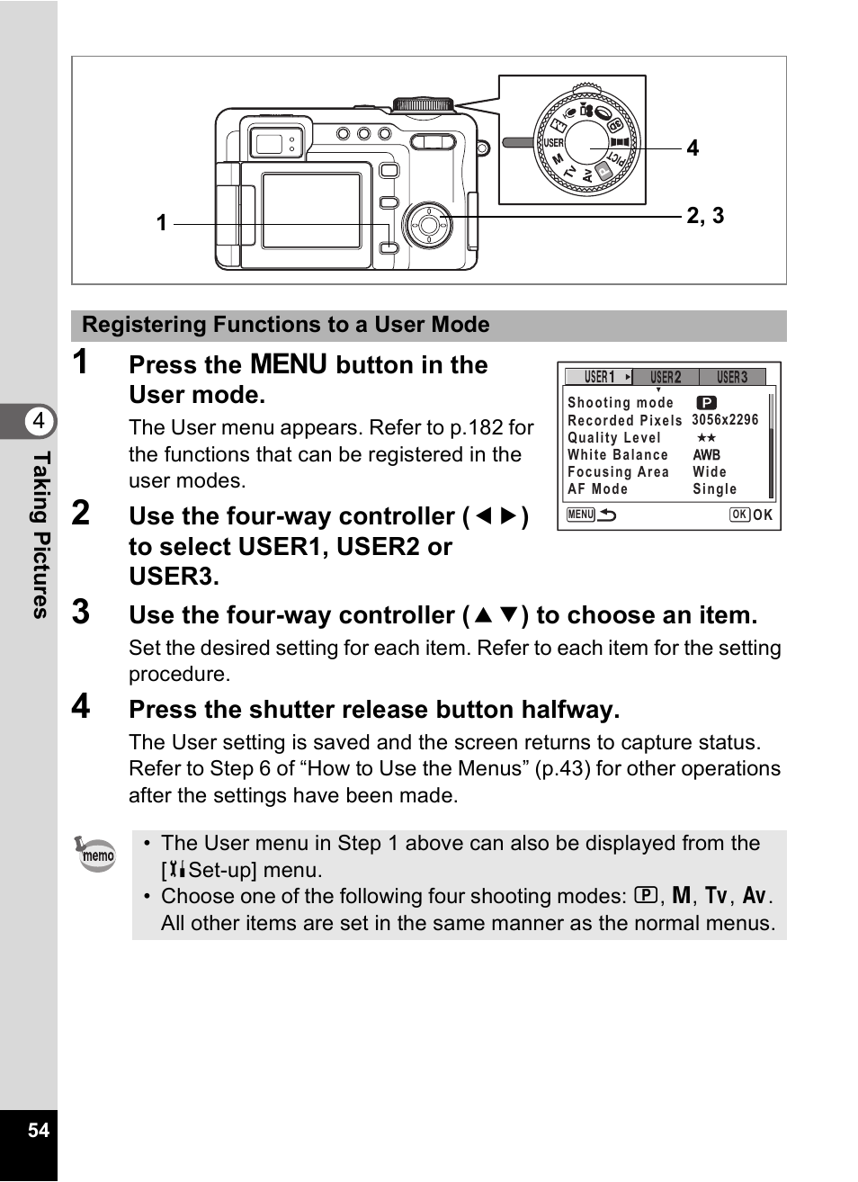 Pentax Optio Digital Camera 750Z User Manual | Page 56 / 200