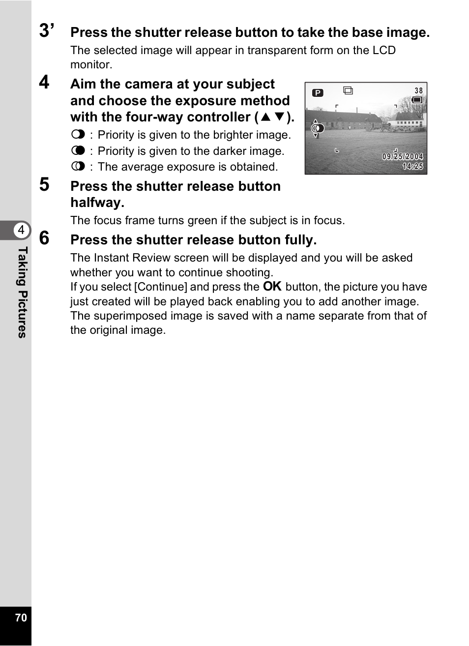 Pentax Optio Digital Camera 750Z User Manual | Page 72 / 200