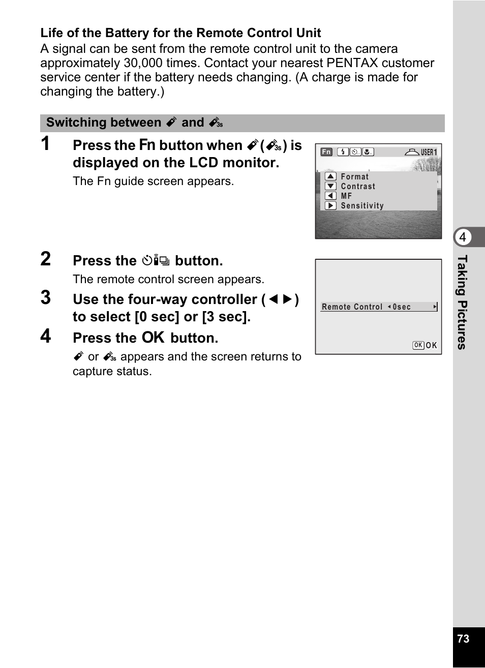 Pentax Optio Digital Camera 750Z User Manual | Page 75 / 200