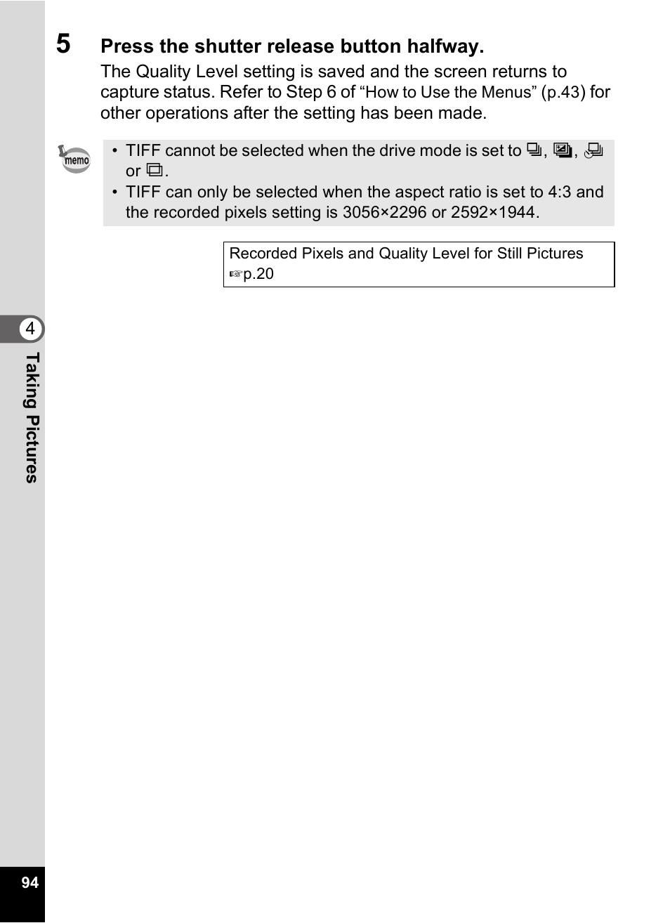 Pentax Optio Digital Camera 750Z User Manual | Page 96 / 200