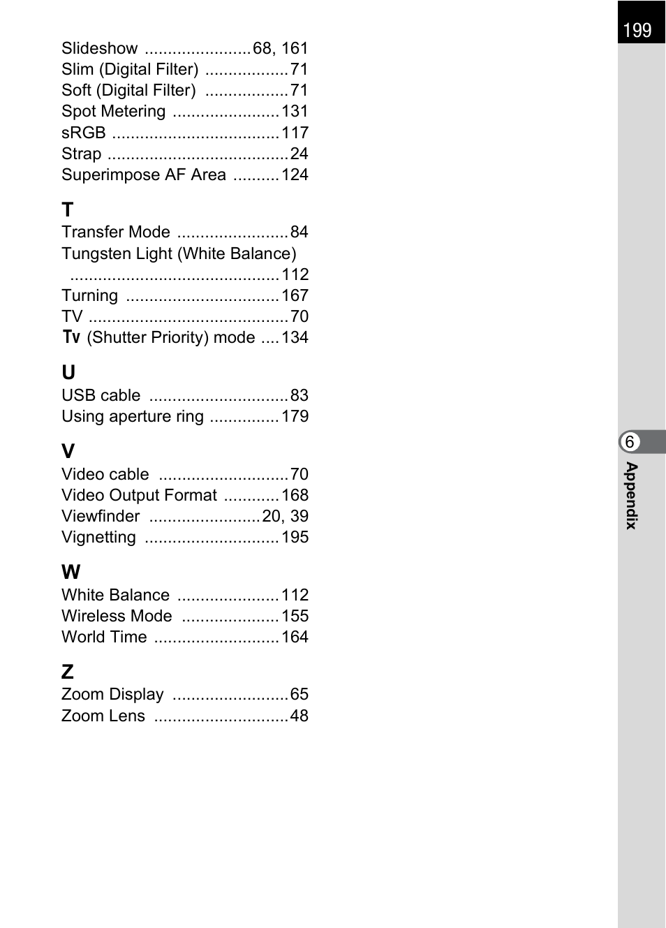 Pentax *ist IST DS User Manual | Page 201 / 208