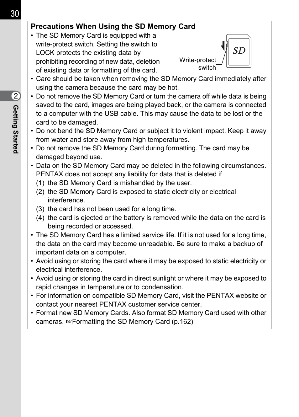 Pentax *ist IST DS User Manual | Page 32 / 208